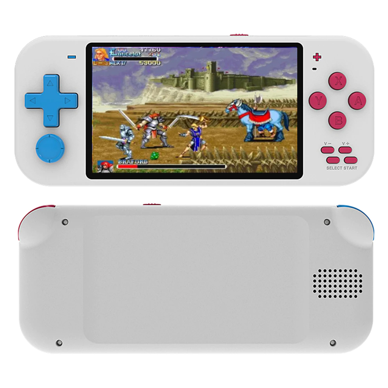 Máy chơi game cầm tay Vinetteam X20 mini 4.3 inch bộ nhớ 8GB tích hợp hơn 1000 trò chơi MP3, MP4 phong cách Retro - hàng chính hãng