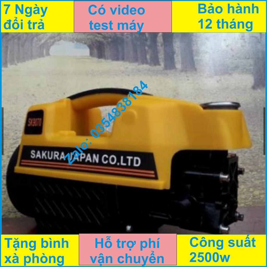Máy rửa xe sakura áp lực cao - Hàng công ty.