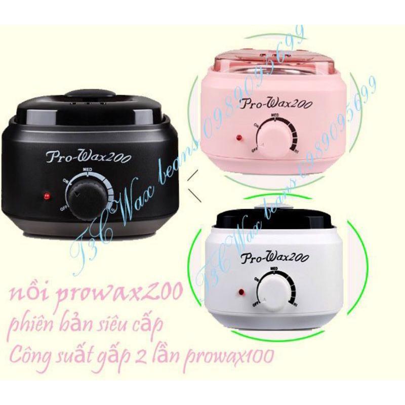 Nồi nấu sáp wax lông cao cấp Pro wax200 phiên bản mới có 3 màu nấu siêu nhanh