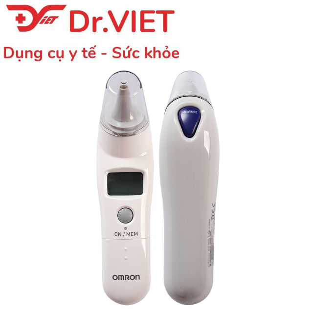 Nhiệt Kế Điện Tử Omron TH839S (Đo Tai) Chính hãng - công nghệ đo nhiệt độ xung quanh bằng tia hồng ngoại tiên tiến cho việc chẩn đoán nhanh và chính xác kết quả đo nhiệt độ