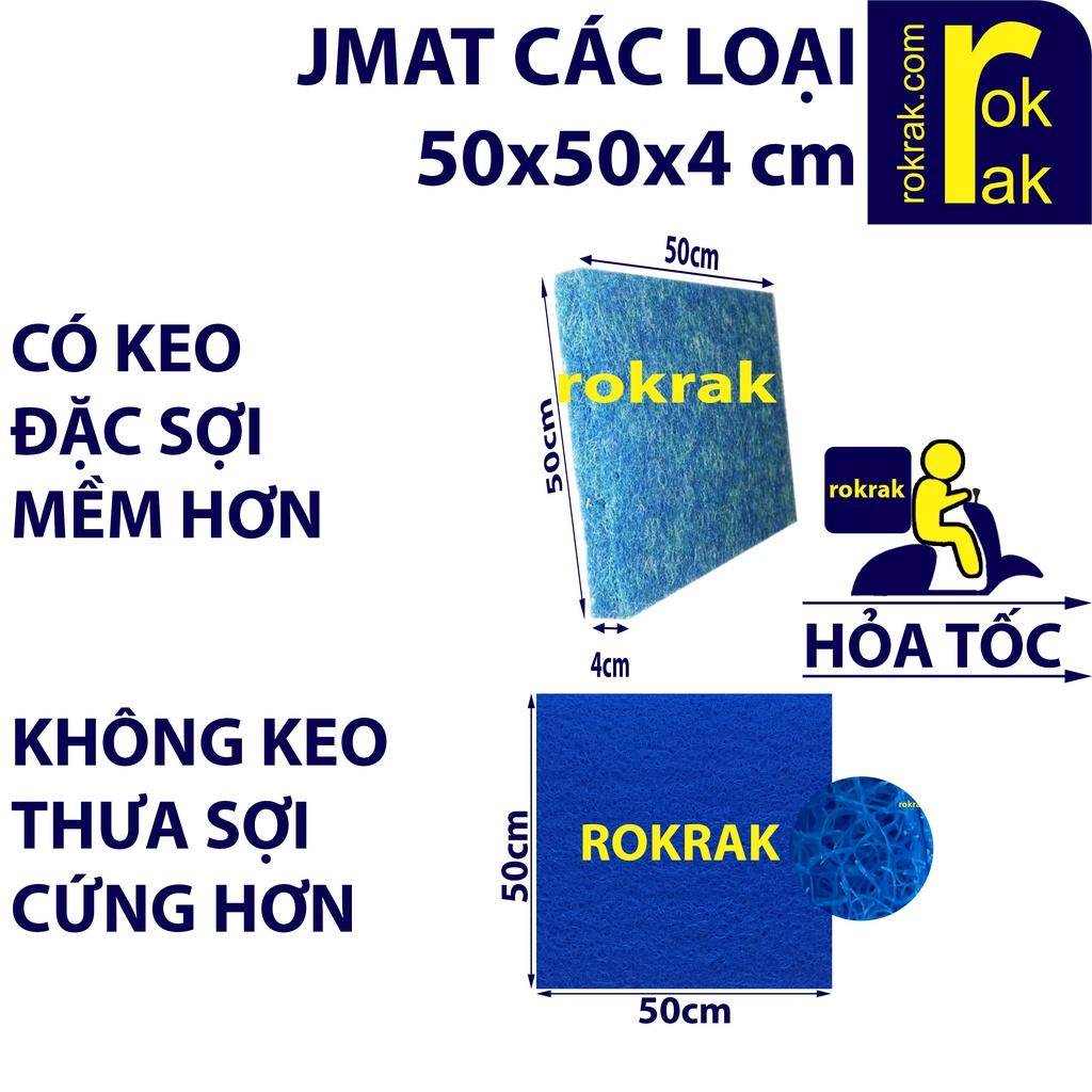 Jmat không keo / CÓ KEO - Bùi nhùi Nhật 50x50cm Vật liệu lọc bể cá
