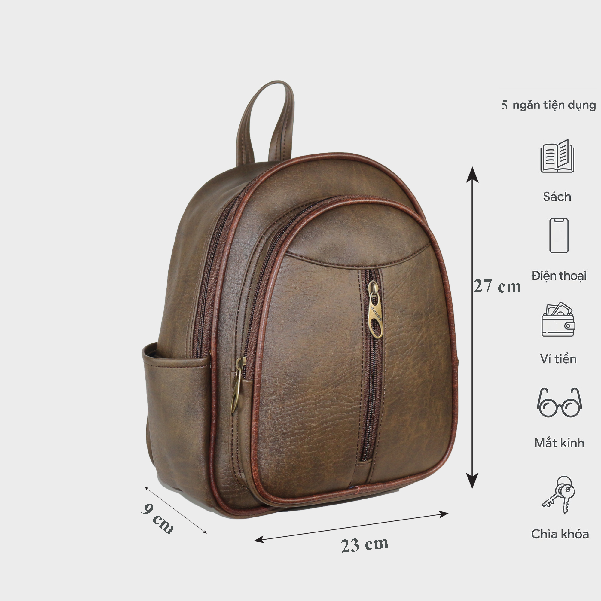 Balo nữ mini thời trang FADODA FBA6 nhiều màu
