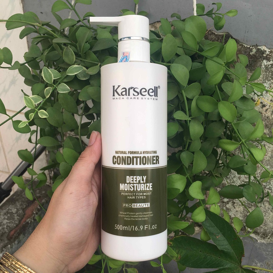 Dầu xả Karseell Deeply Moisture Conditioner dưỡng ẩm cho tóc khô da đầu nhạy cảm 500ml