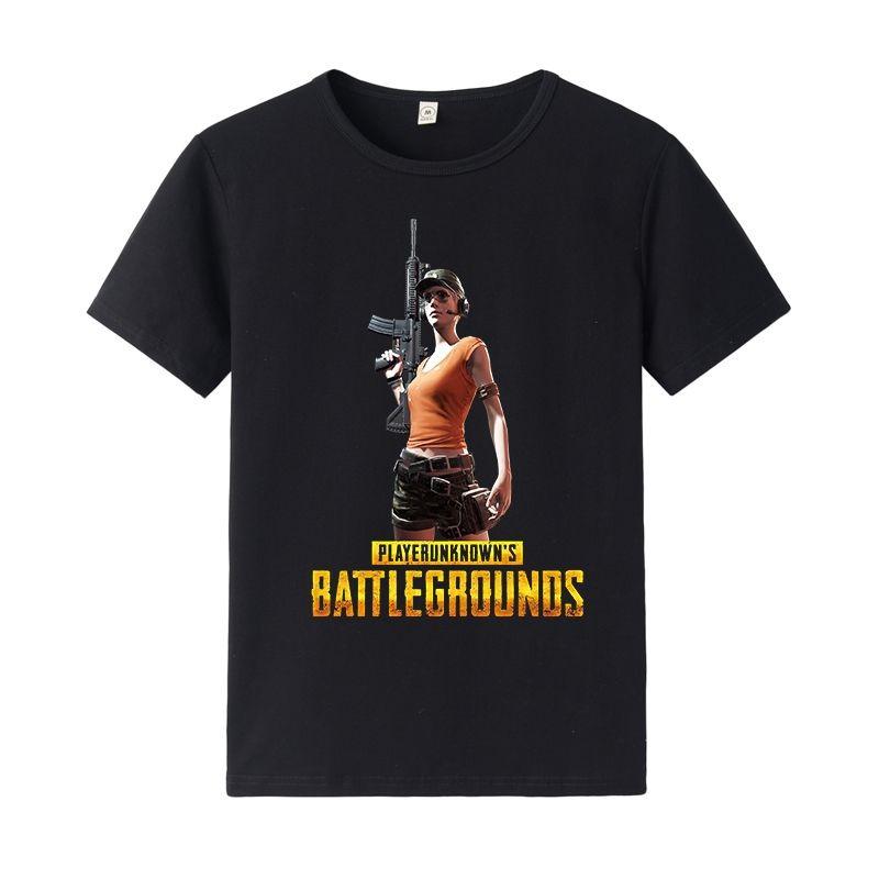 Áo Thun In PUBG Hai Màu Trắng Đen