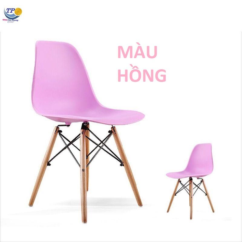 GHẾ EAMES Chân Gỗ Đan Thép (Ghế làm việc, quán cafe, phòng ăn...) Kiểu Hiện Đại Hàn Quốc