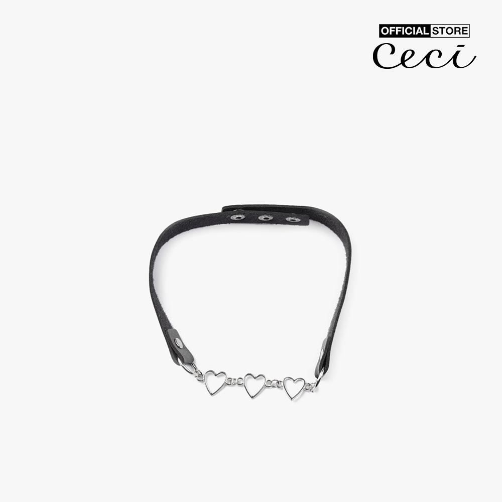 CECI - Choker nữ mặt trái tim trẻ trung CC4-04000019