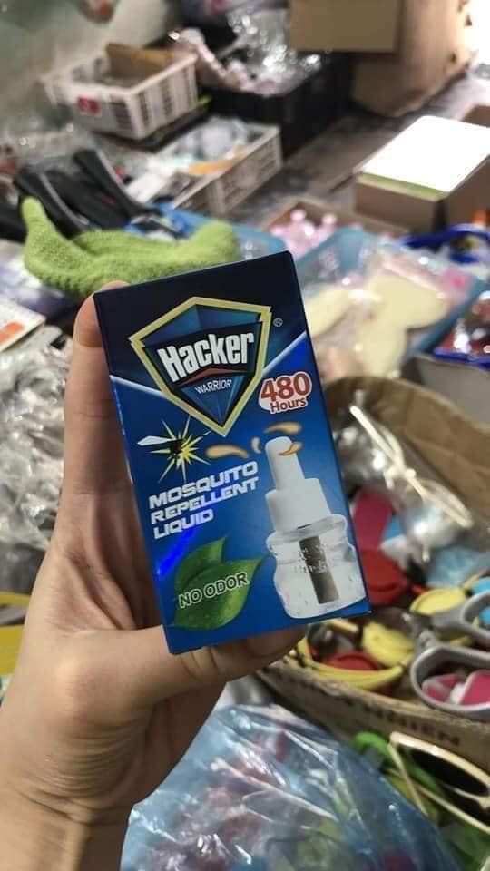 Máy xông tinh dầu đuổi muỗi Hac ker (tặng kèm 1 lọ tinh dầu) - Hàng chính hãng
