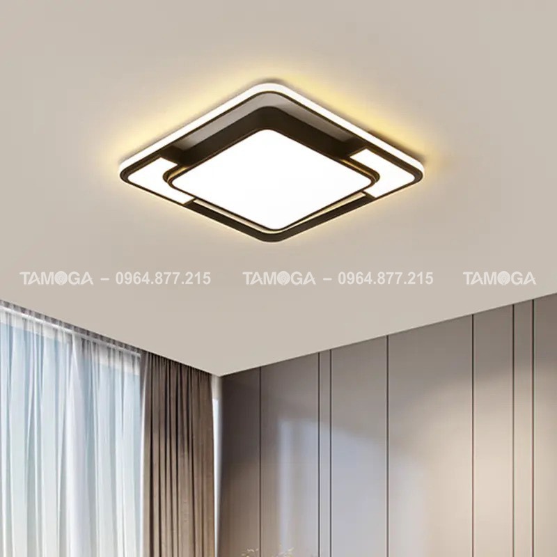 Đèn ốp trần trang trí phòng khách TAMOGA ENAS 3 chế độ AS 1020 + Tặng kèm khiển