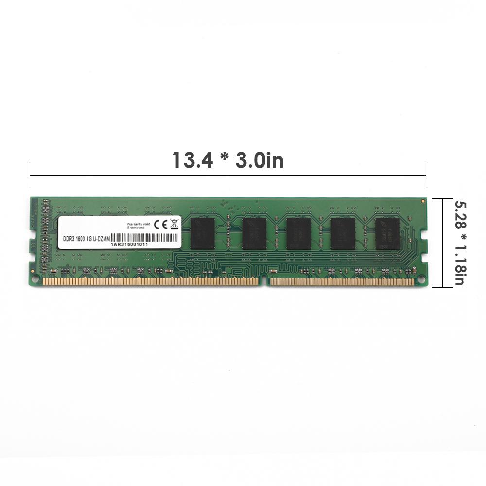 Bộ nhớ máy tính để bàn 240PIN 1.2V DIMM MBDDR3091600 RAM DDR3 4G 1600MHz