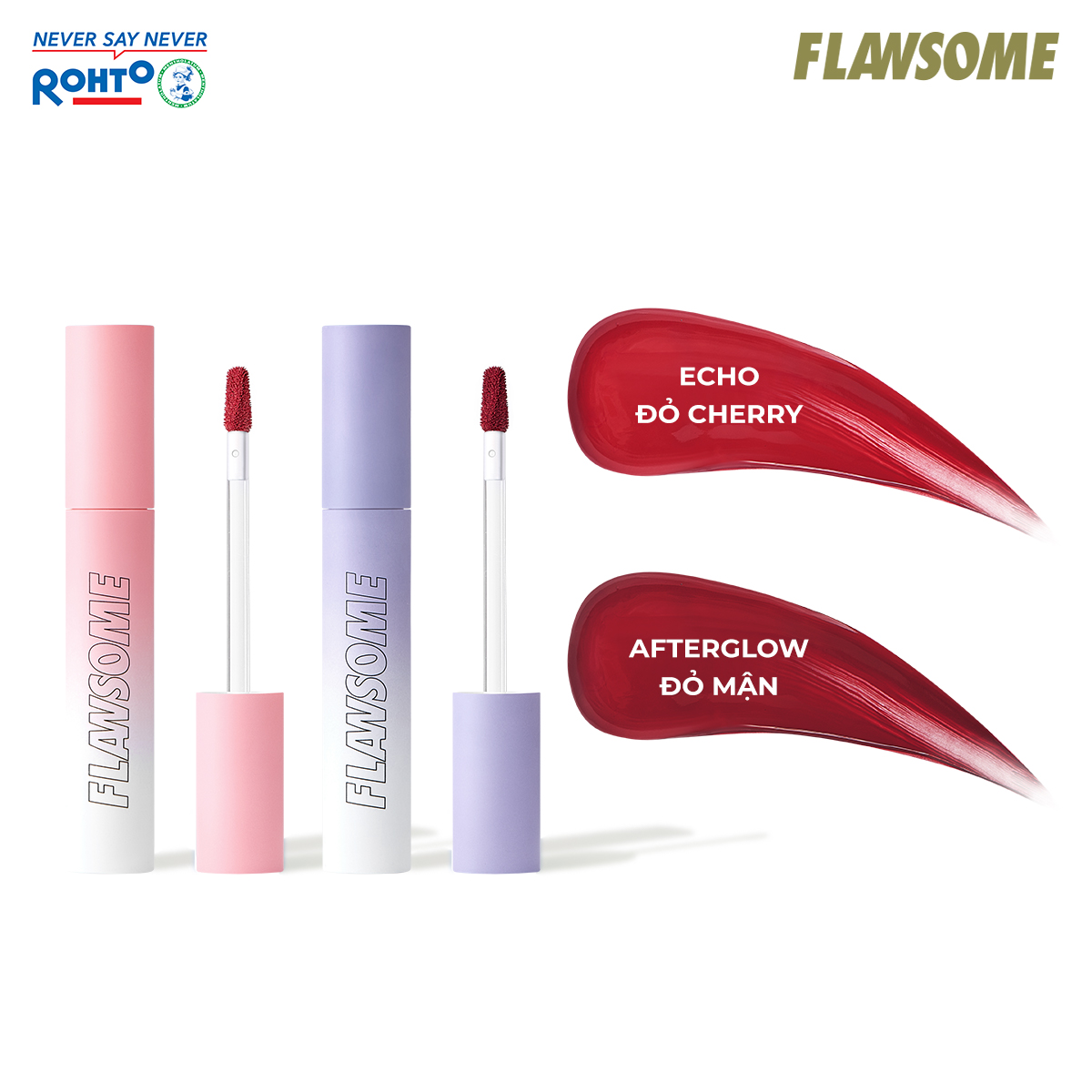 Set son tint lì dạng thỏi Flawsome Sunny Matte Tint (3g x 2)