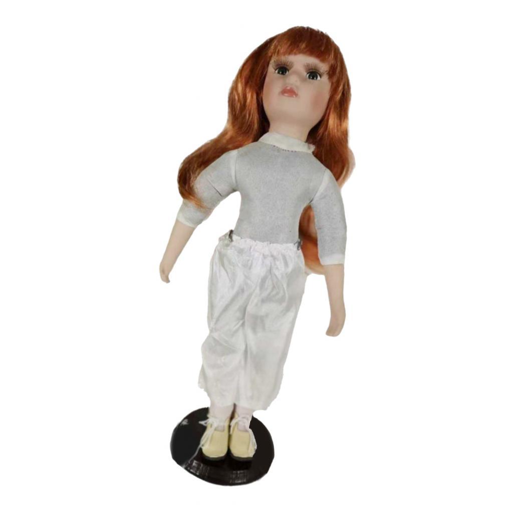Vintage Style Elegant Porcelain Doll Figurines Home Desk Decoration 40cm