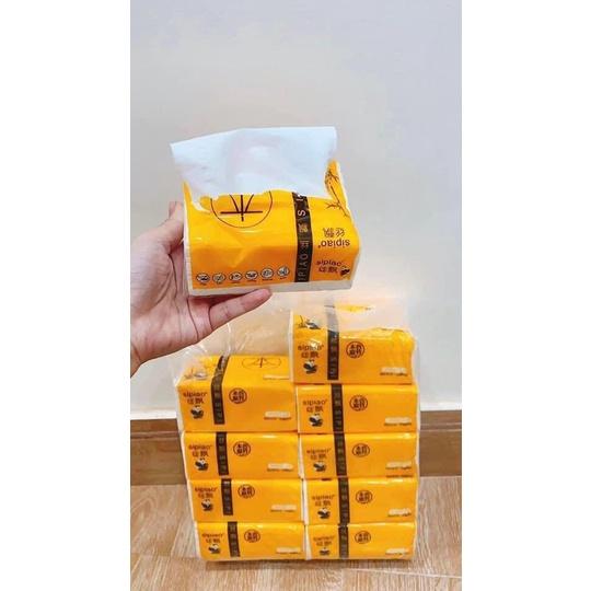 SET 10 GÓI GIẤY GẤU TRÚC SIỂU RẺ , 3 LỚP