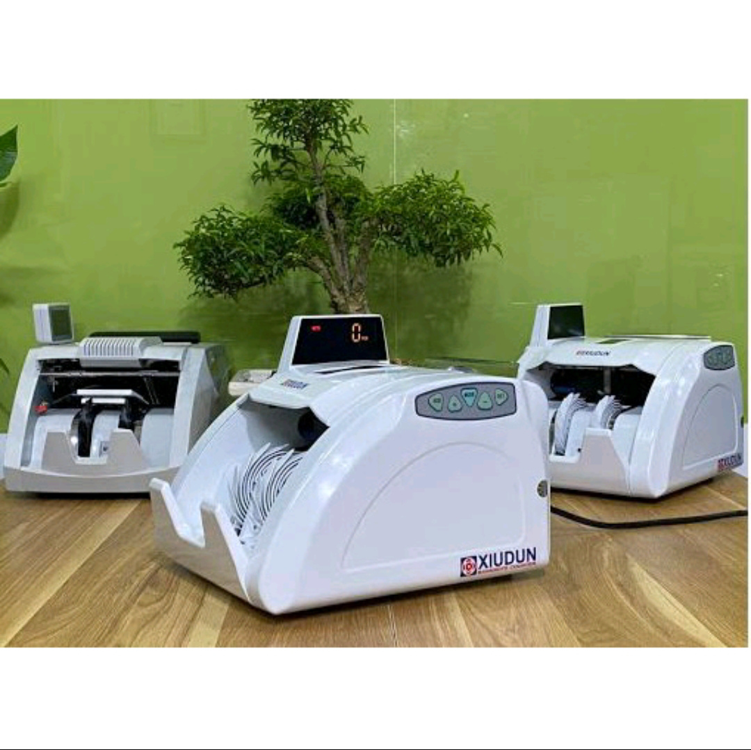Máy đếm tiền Xiudun 2850V. Máy đếm tiền nhỏ gọn.Đếm được các loại tiền catton, polymer, ngoại tệ