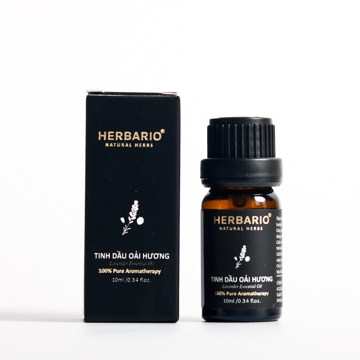 Tinh dầu oải hương nguyên chất herbario 10ml )
