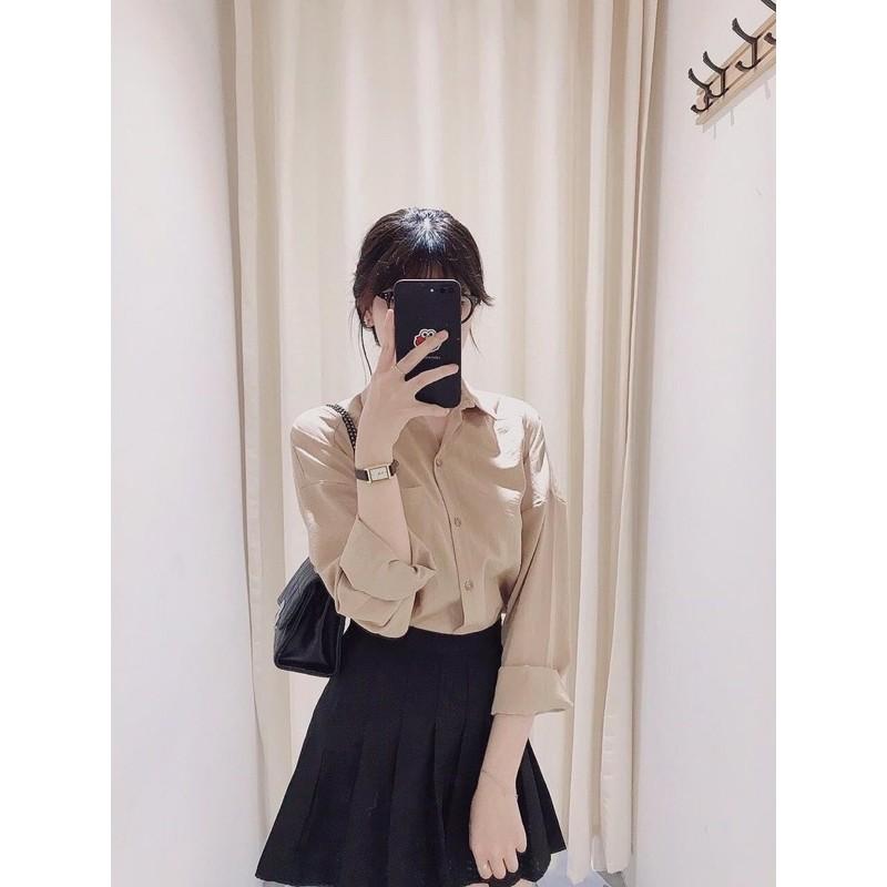 SƠ MI OVERSIZE PASTEL (2 màu)