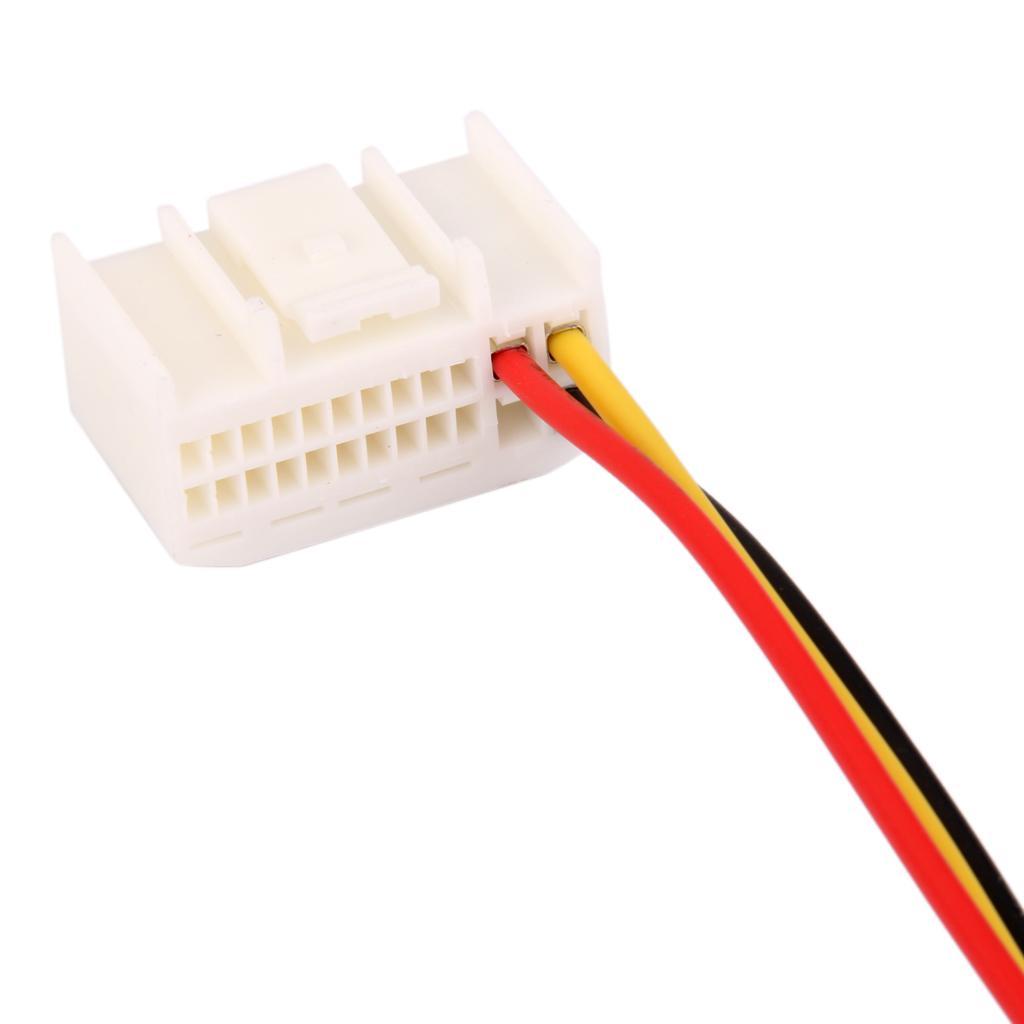 4X 2 Car Radio CD/DVD Stereo Wiring Harness Adapter For IX35/ k2