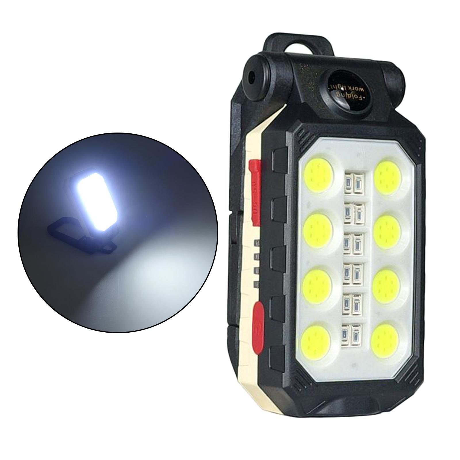 Camping Work Light Lantern, IPX6 Water Resistant, Super Bright, USB Rechargeable Outdoor Lantern, Black