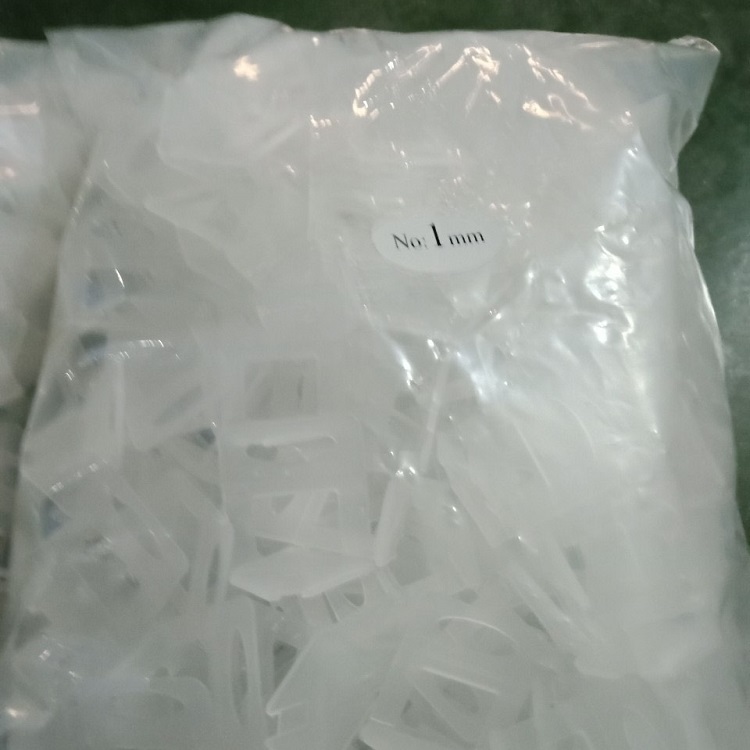 Bịch 320 cái ke cân bằng ốp gạch màu trắng, ke rút nhựa ốp lát gạch nền tường