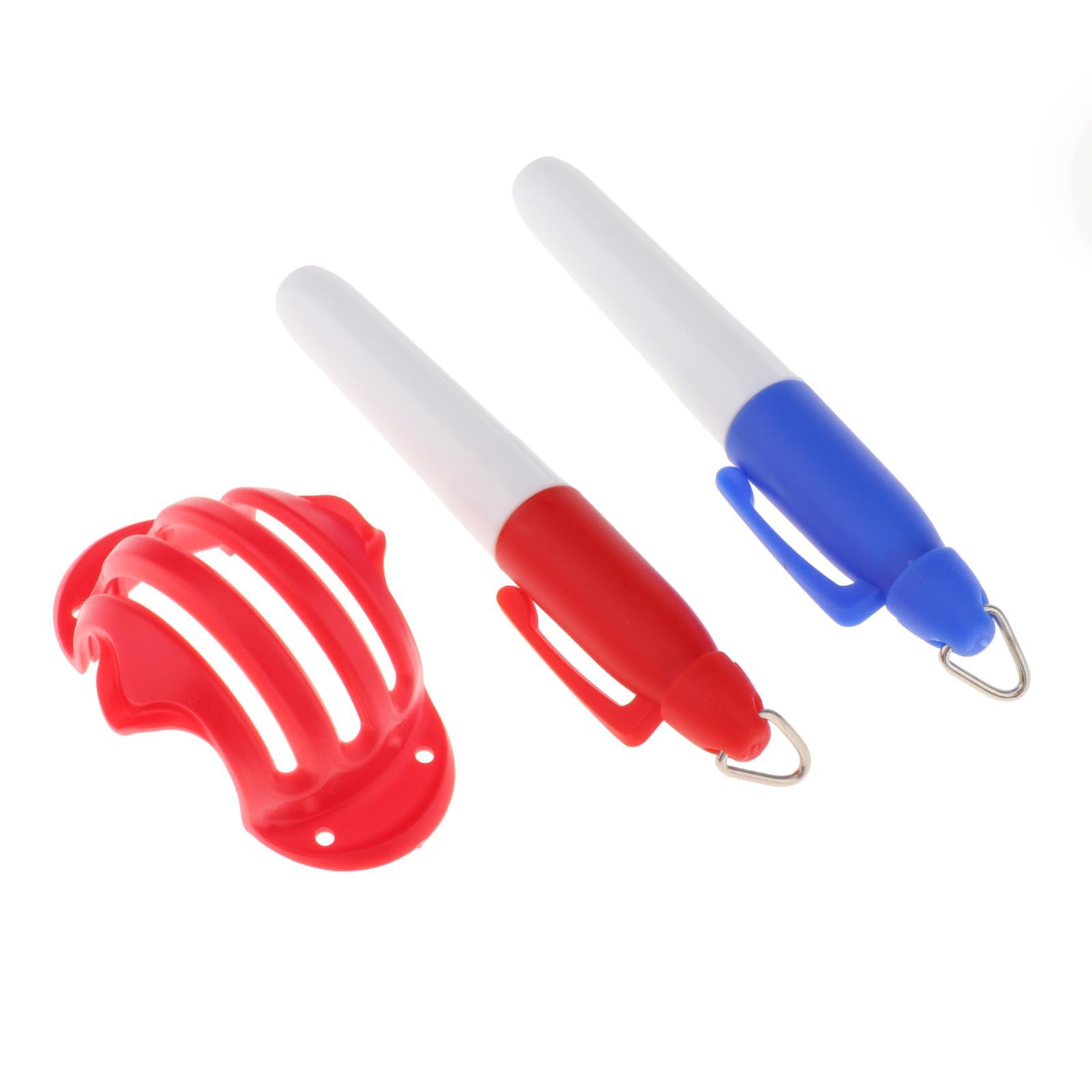 Golf Ball Liner Marker Template Alignment Marker Pens Putting Aids Yellow