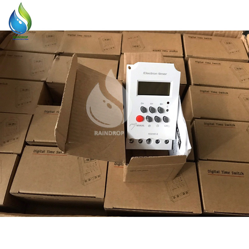 Bộ kit phun sương 20 béc phun 4 hướng kèm bơm và timer