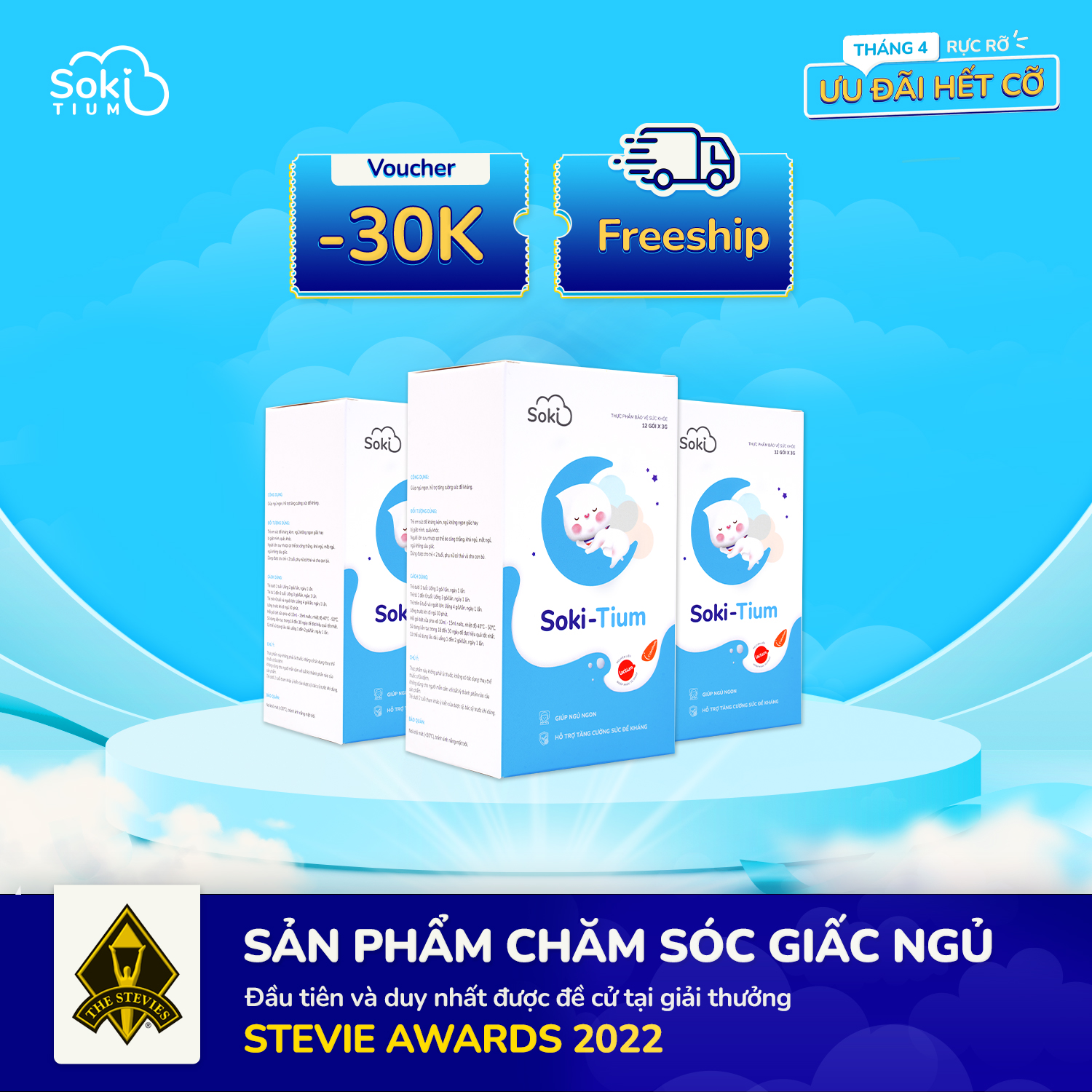 Soki Tium - Sản phẩm giúp con ngủ ngon, sâu giấc