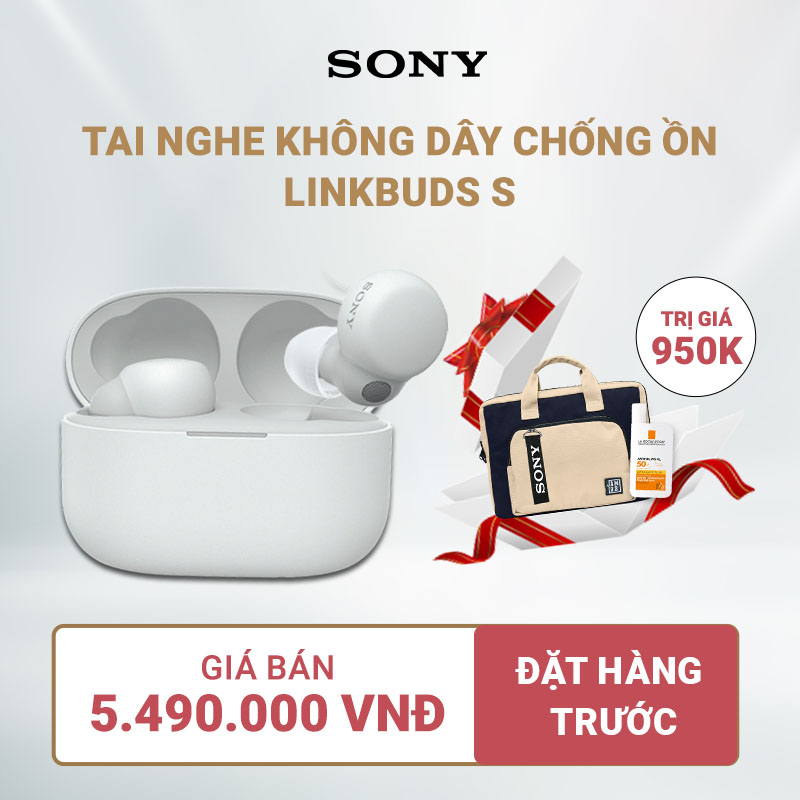 Tai Nghe Bluetooth True Wireless Hi-Res Chống Ồn Sony WF-LS900N ( LinkBuds S ) - Hàng Chính Hãng