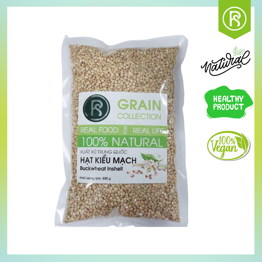 Hạt Kiều Mạch Real Food (Buckwheat) - 2kg/500g