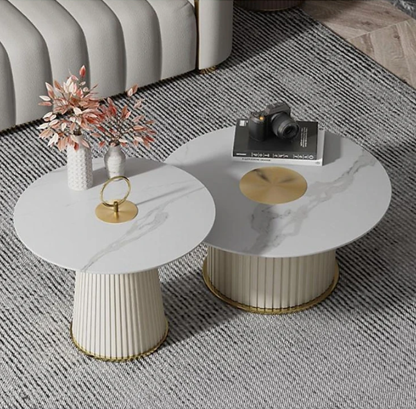 Bàn Sofa Tròn Đôi Nhập Khẩu Tundo HHP-BSF903-08 Cao Cấp