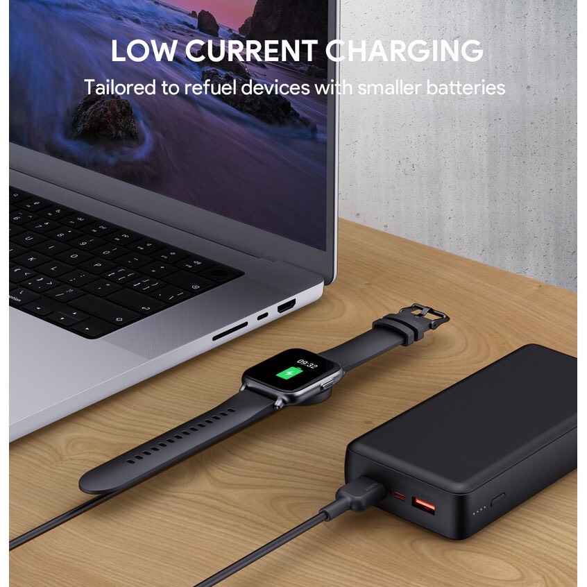 Pin Sạc Dự Phòng AUKEY PB-N93 20000mah Sạc Nhanh 22.5W - Công nghệ PD20W & QC3.0 - Sạc Nhanh Nhiều Thiết Bị - Hàng Chính Hãng