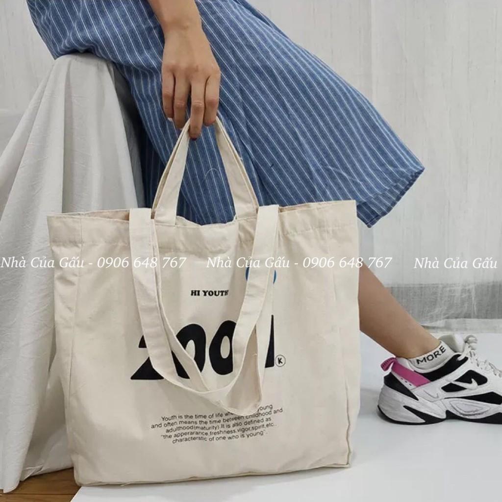 Túi tote vải đẹp 2001 cực chất