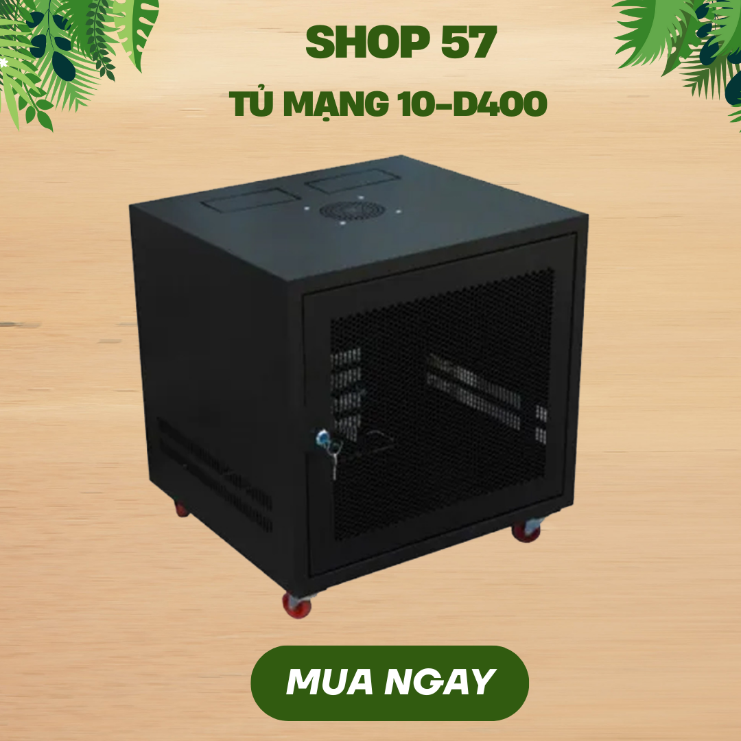 Tủ mạng 10U D400 FAMRACK : hàng chính hãng , tủ rack 10U , rack cabinet 10U D400 , Famrack 10U , tủ mạng chất lượng cao, tủ mạng có bánh xe