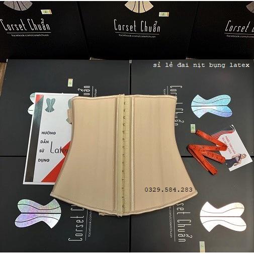 Đai nịt bụng latex giảm béo - Gen nịt bụng chống cuộn cao cấp - Nịt bụng latex Hy Lạp 25 xương