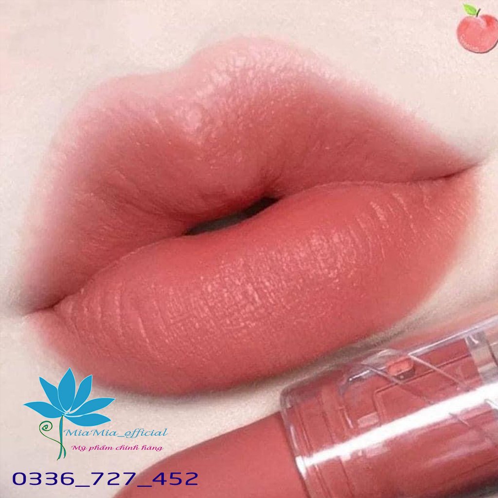 Son Thỏi Lì 3CE Soft Matte Lipstick Murmuring Màu Hồng Nude Ấm Vỏ Trong Suốt Bền Màu [CAM KẾT NHẬP KHẨU CHÍNH HÃNG]