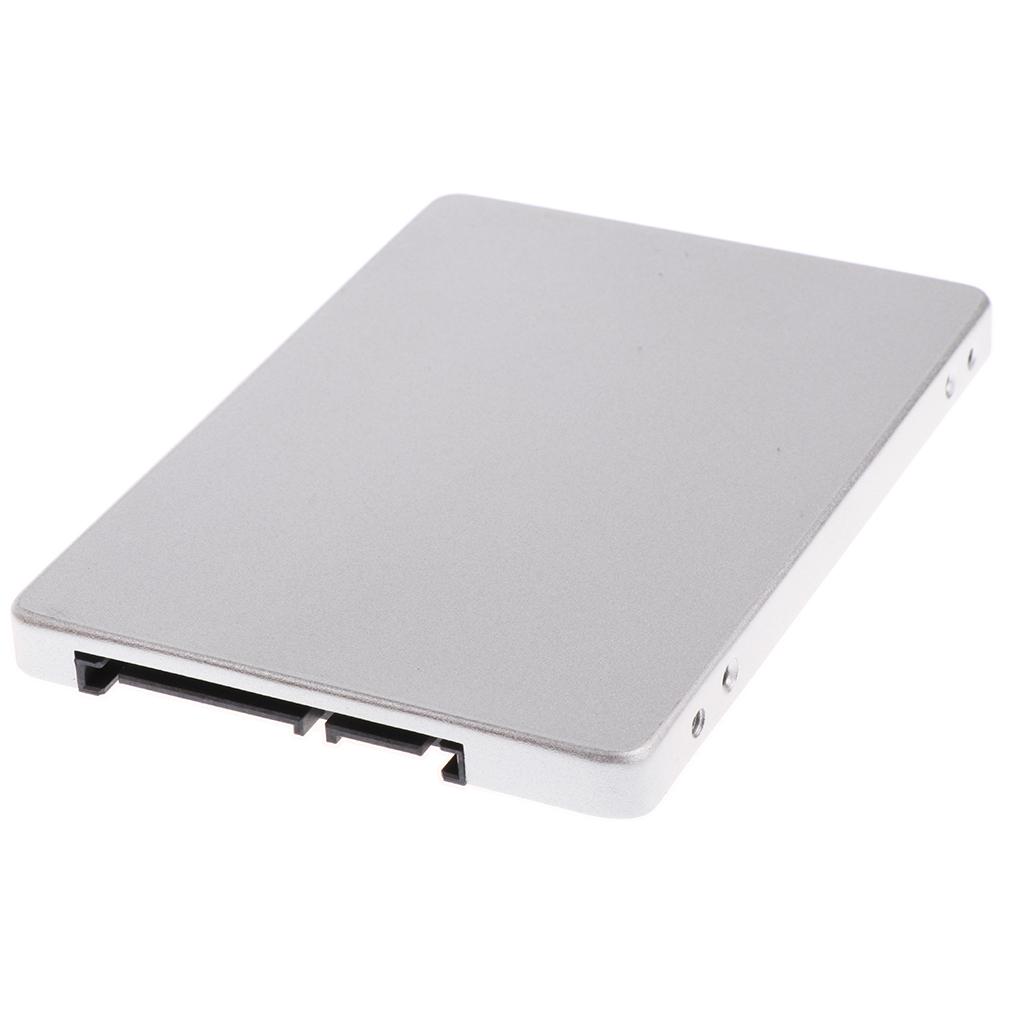 2Pcs 1.8" Micro MSATA SSD to 2.5" SATA Converter Adapter Card Case Cover