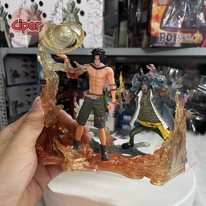 Mô hình Ace và Râu Đen - Mô hình One Piece - Figure Ace vs Teach One Piece