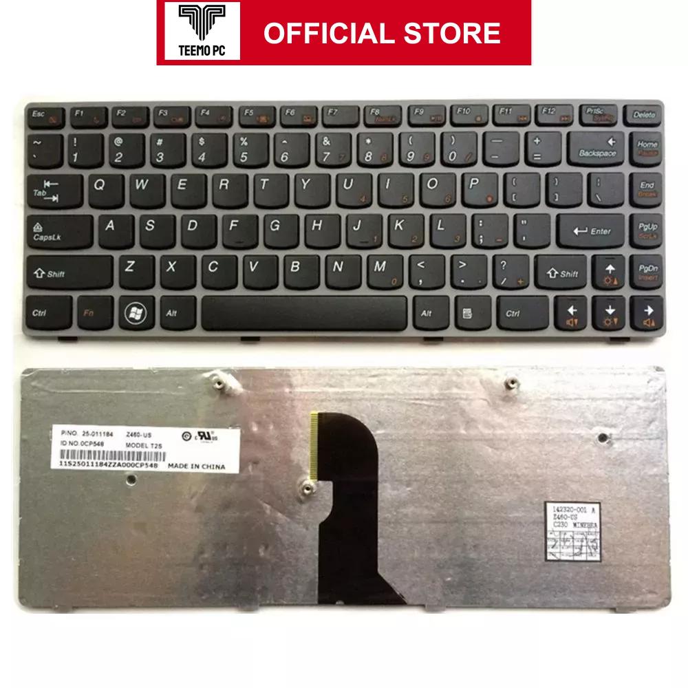 Hình ảnh Bàn Phím Tương Thích Cho Laptop Lenovo - Lenovo Z460 - Hàng Nhập Khẩu New Seal TEEMO PC KEY569