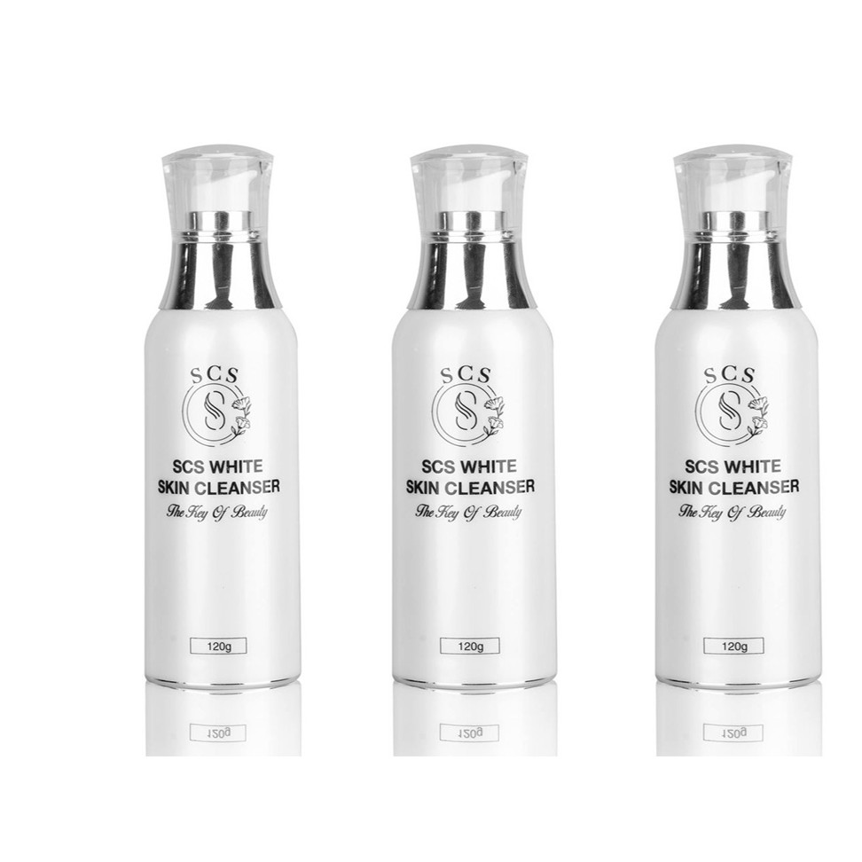 3 LỌ SỮA RỬA MẶT SCS WHITE SKIN CLEANSER