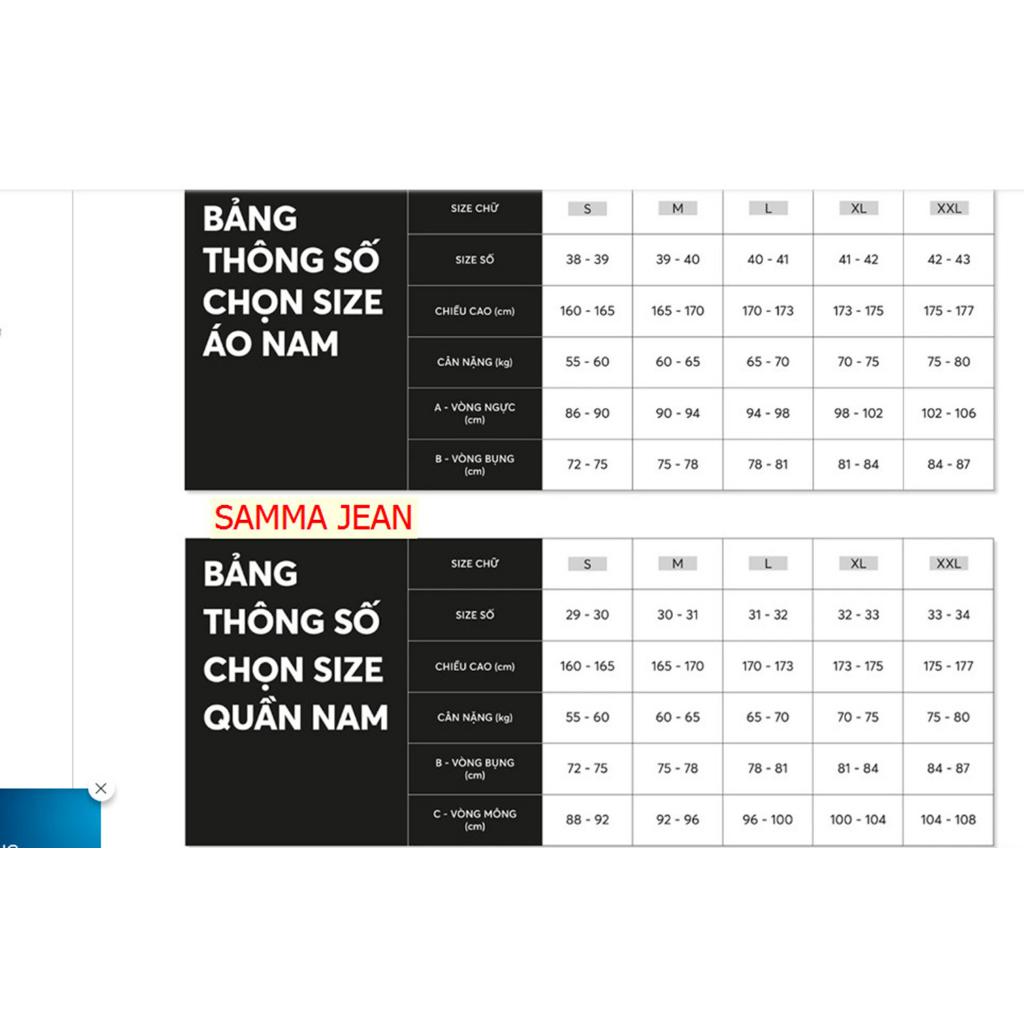 Áo sơ mi jean SM1, Áo Sơ Mi Denim Nam Dekace Cao Cấp Vải Dày Co Giãn - thương hiệu Samma Jeans