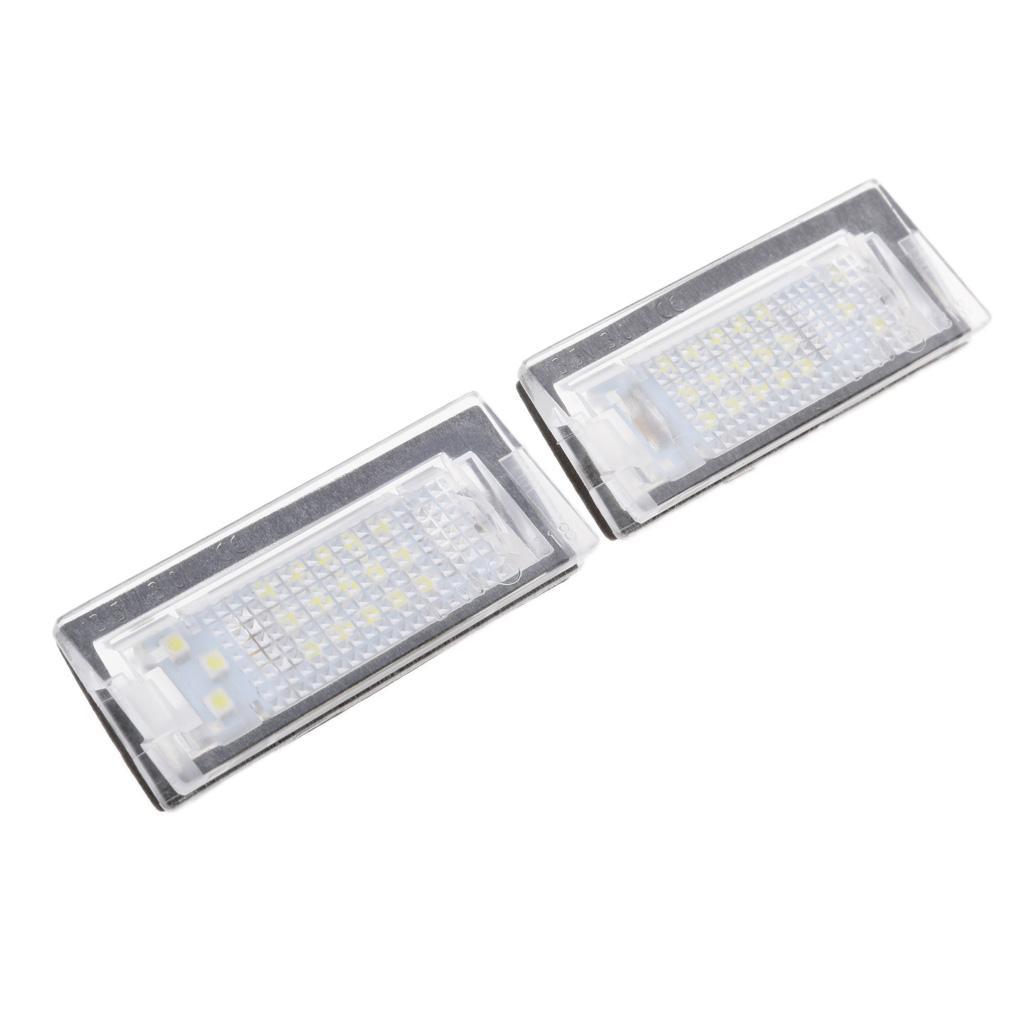 1 Pair 18 LED License Number Plate Light Lamp for BMW E39 5-Door