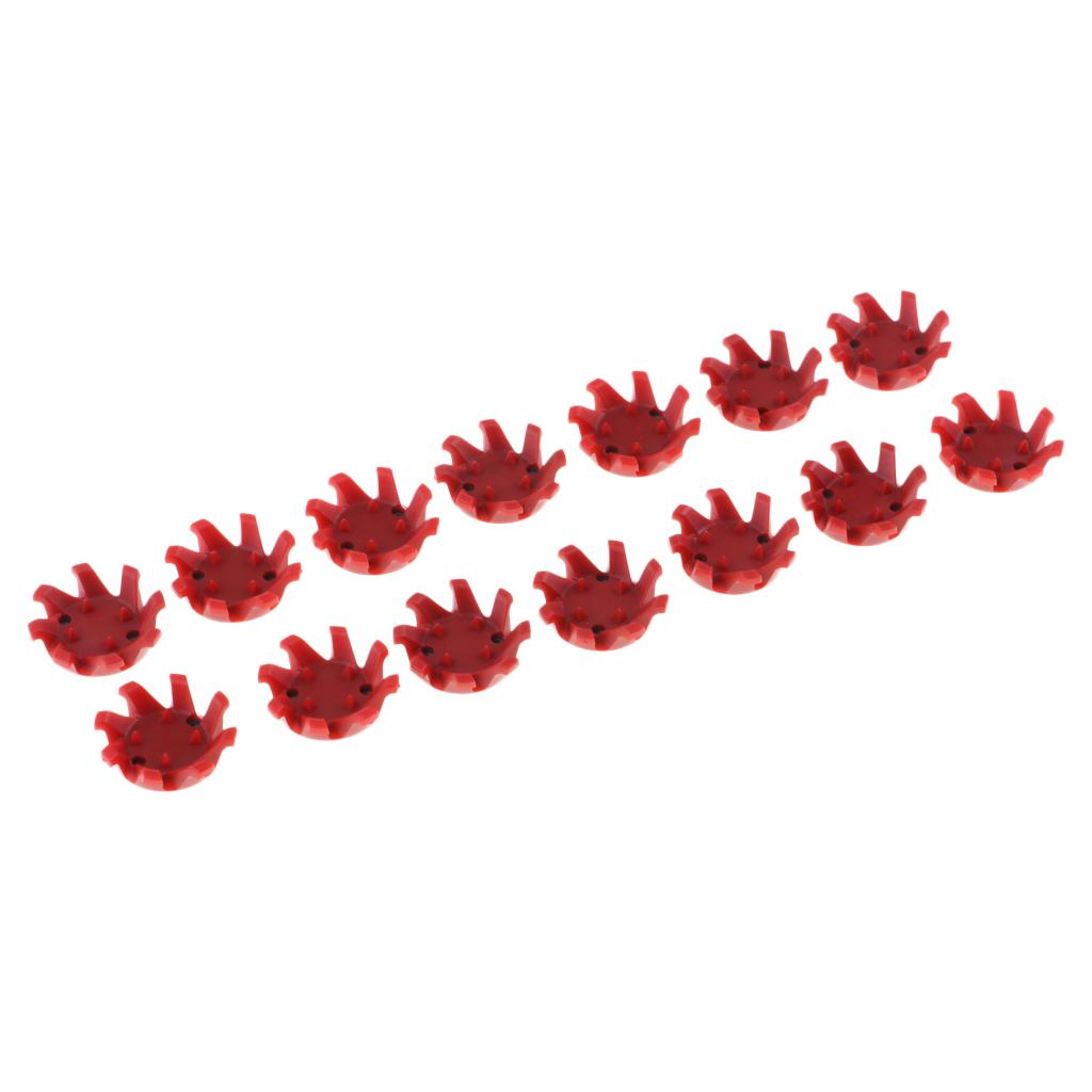 14Pcs/Set Red Rubber Golf Shoe Spike Cleat Replacement