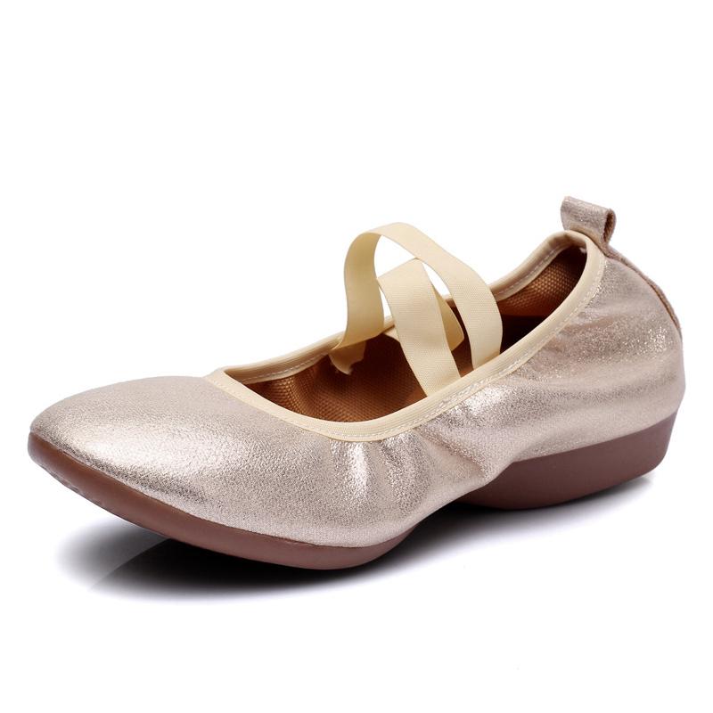 Giày khiêu vũ mềm mại Phụ nữ giày ba lê thoáng khí Color: Style B Shoe Size: 39 (feet 24 cm)