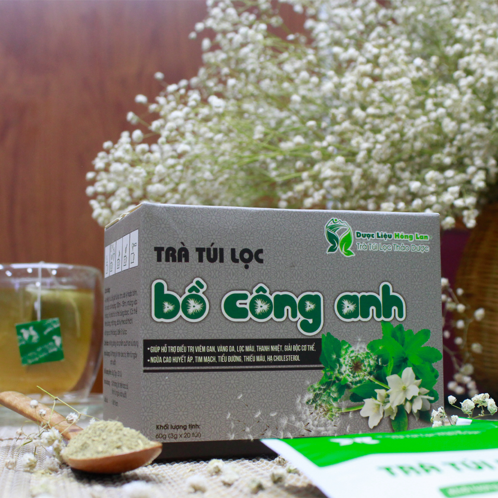 Trà Túi Lọc Bồ Công Anh 60g Dược Liệu Hồng Lan