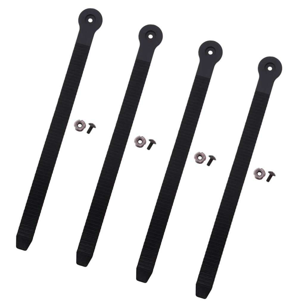 4x Inline Skate Energy Strap Roller Skate Shoes Buckle w/Screw Nut
