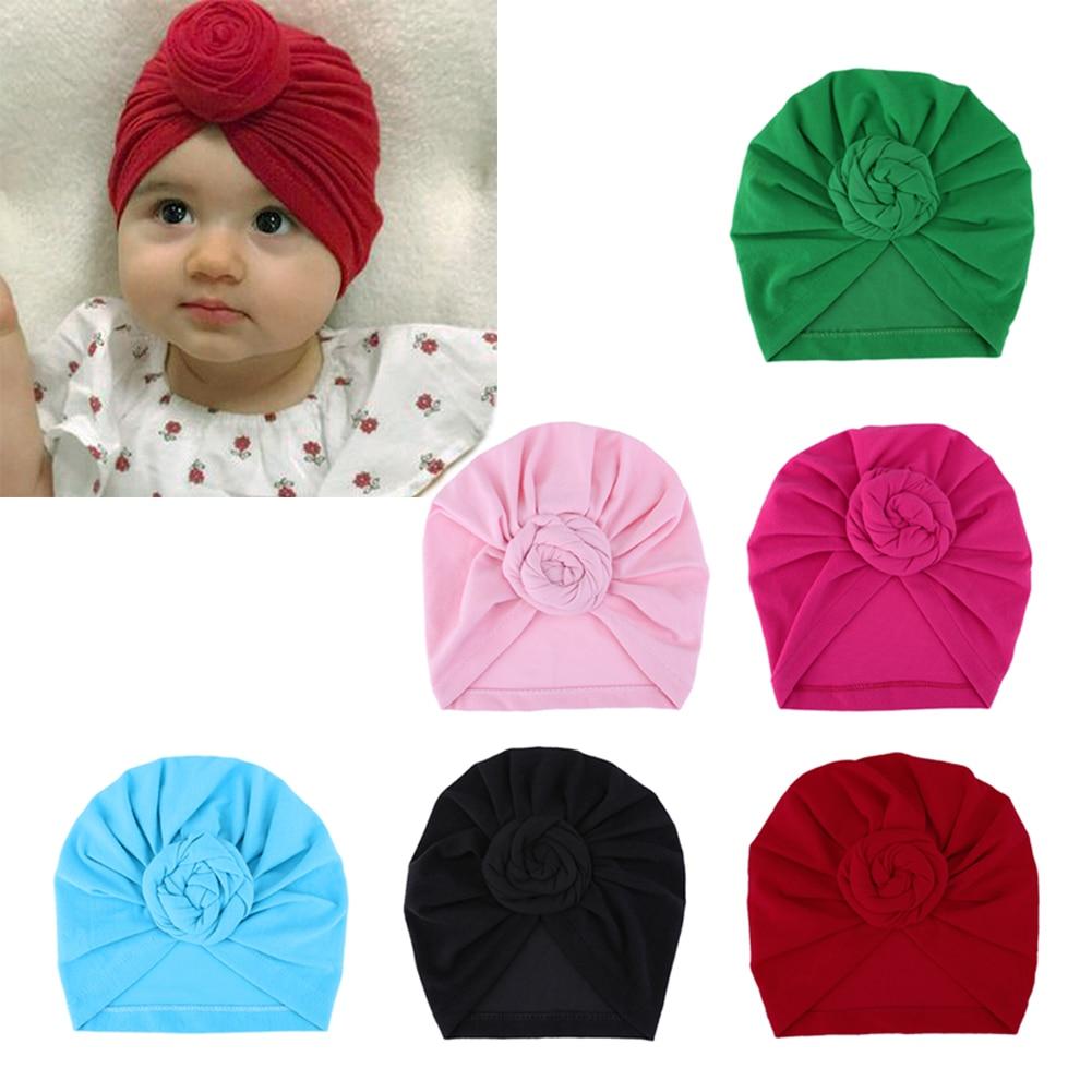 2 Nón Turban Xoắn Ốc Cho Bé Gái - Màu Ngẫu Nhiên