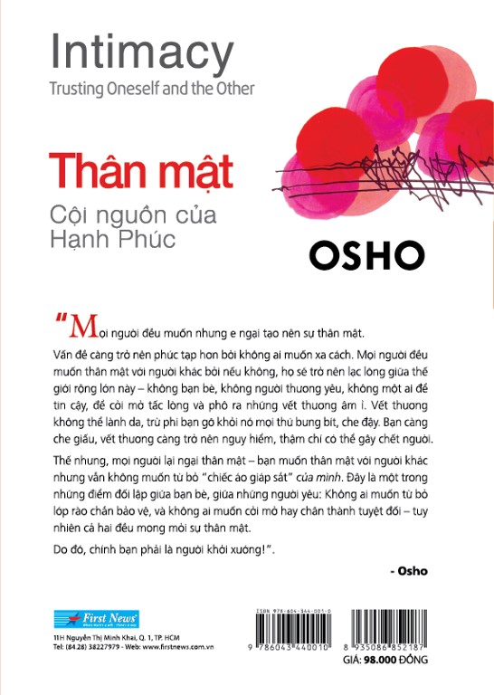 Thân Mật Cội Nguồn Của Hạnh Phúc (Tái Bản 2020)