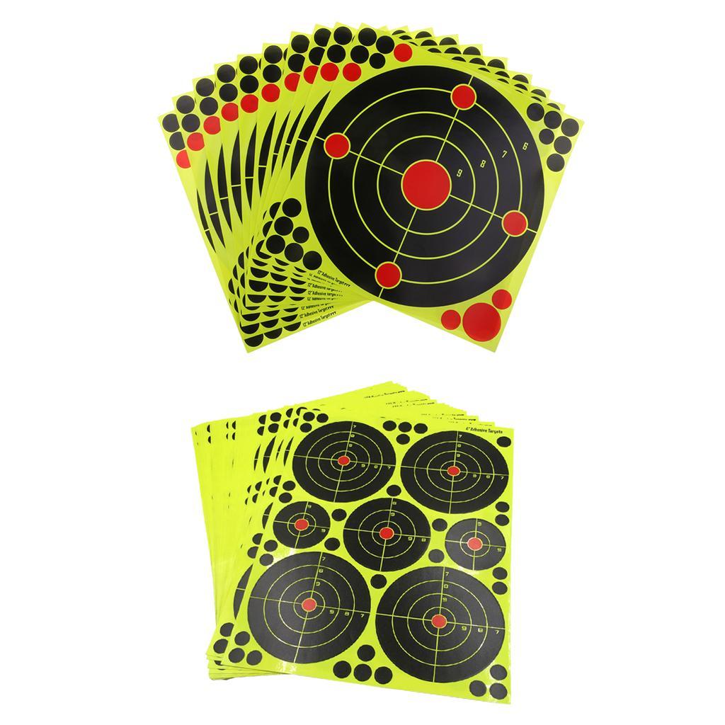 20 Pieces of Reactive Targets, Shooting Training Practice Target Stickers