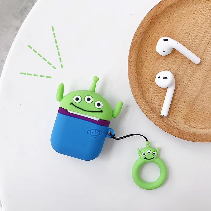 Airpods case, Ốp silicone bảo vệ dành cho Airpods 1/2 - Disney - Hàng Chính Hãng