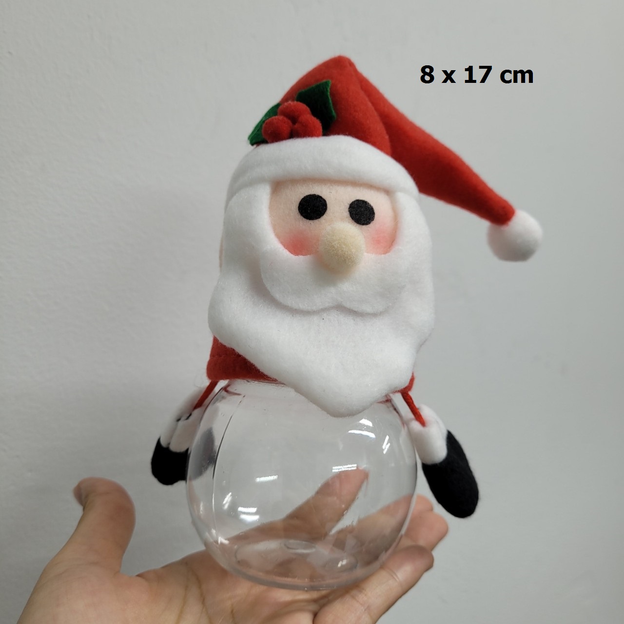 Hộp đựng bánh kẹo giáng sinh hình ông già Noel