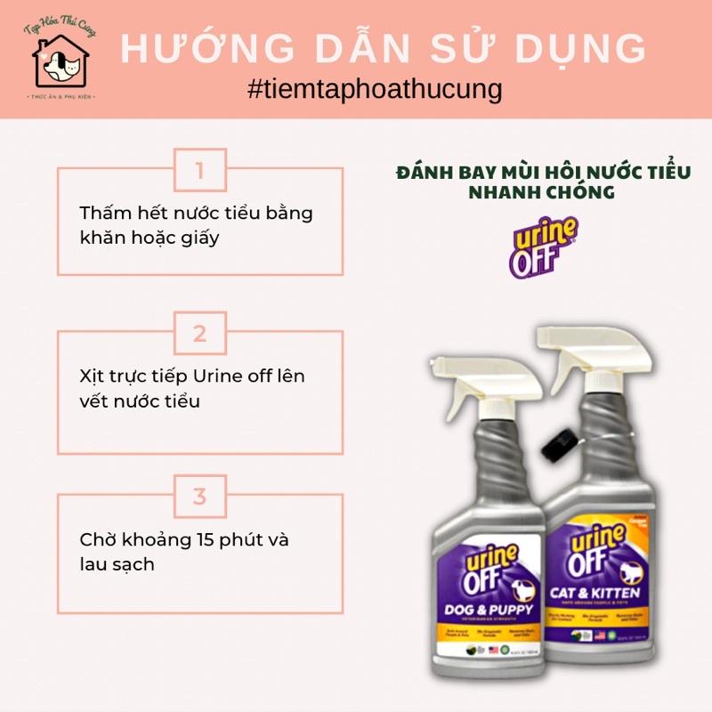 Xịt khử mùi nước tiểu mèo chó Urine off xuất xứ Mỹ