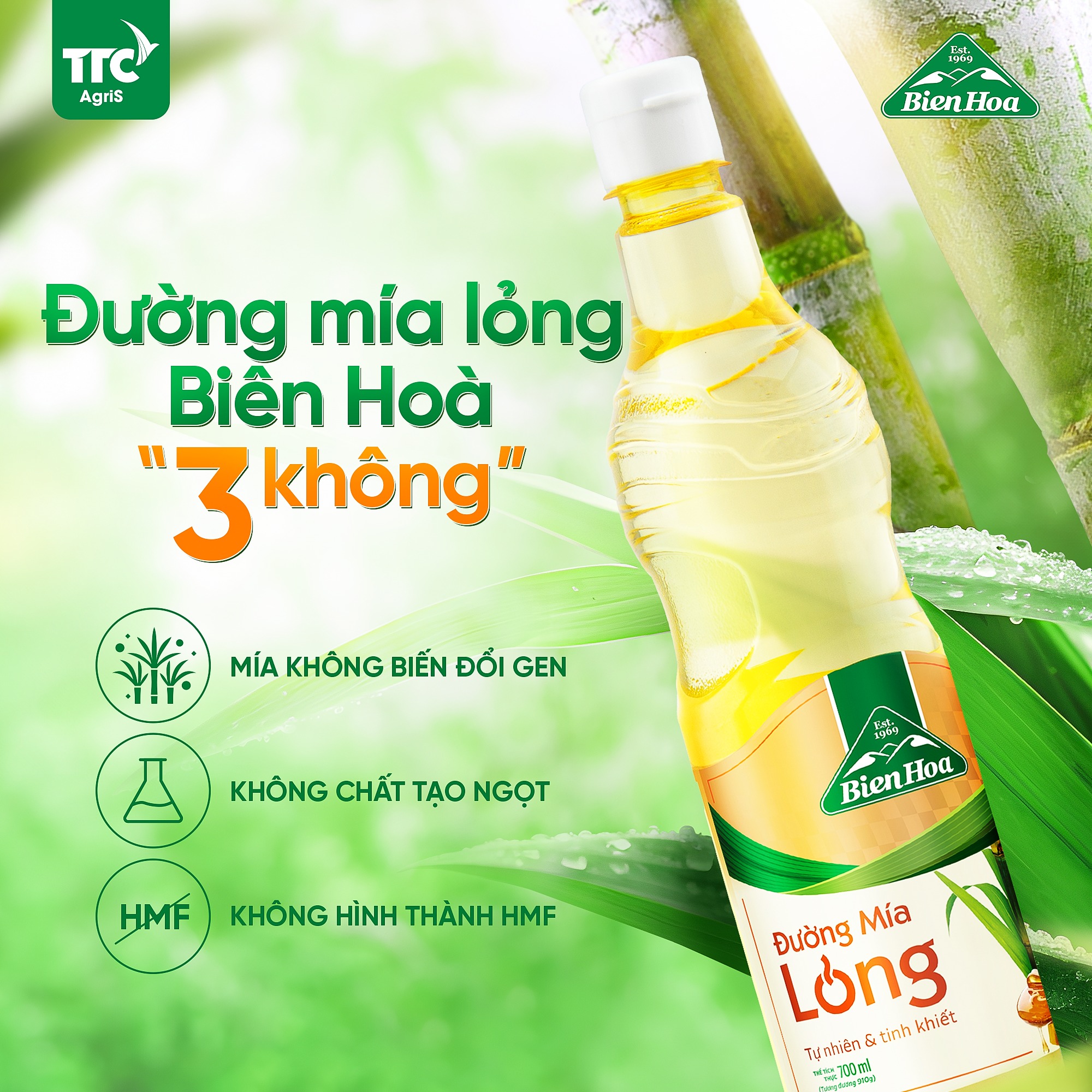 Đường lỏng Biên Hòa 400ml/Chai